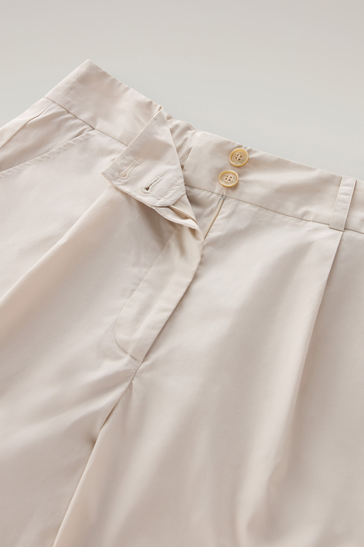 Pure Cotton Poplin Shorts Beige photo 5 | Woolrich