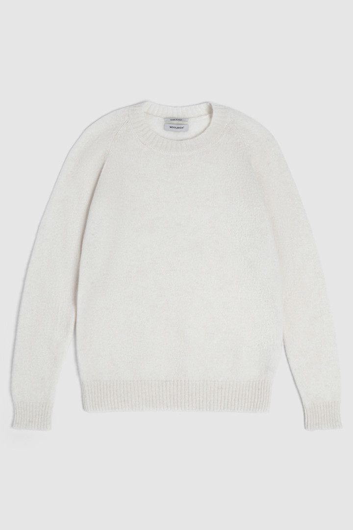 Trui van alpaca met ronde hals