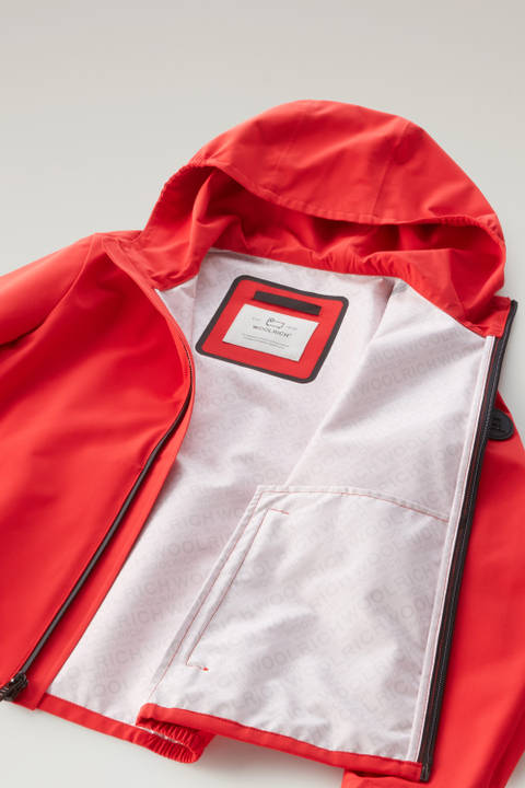 Boys' Pacific Jacket with Hood Red photo 2 | Woolrich