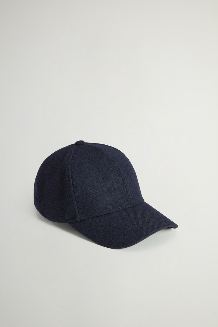 Cap in Recycled Italian Wool-Blend Fabric Blue photo 1 | Woolrich