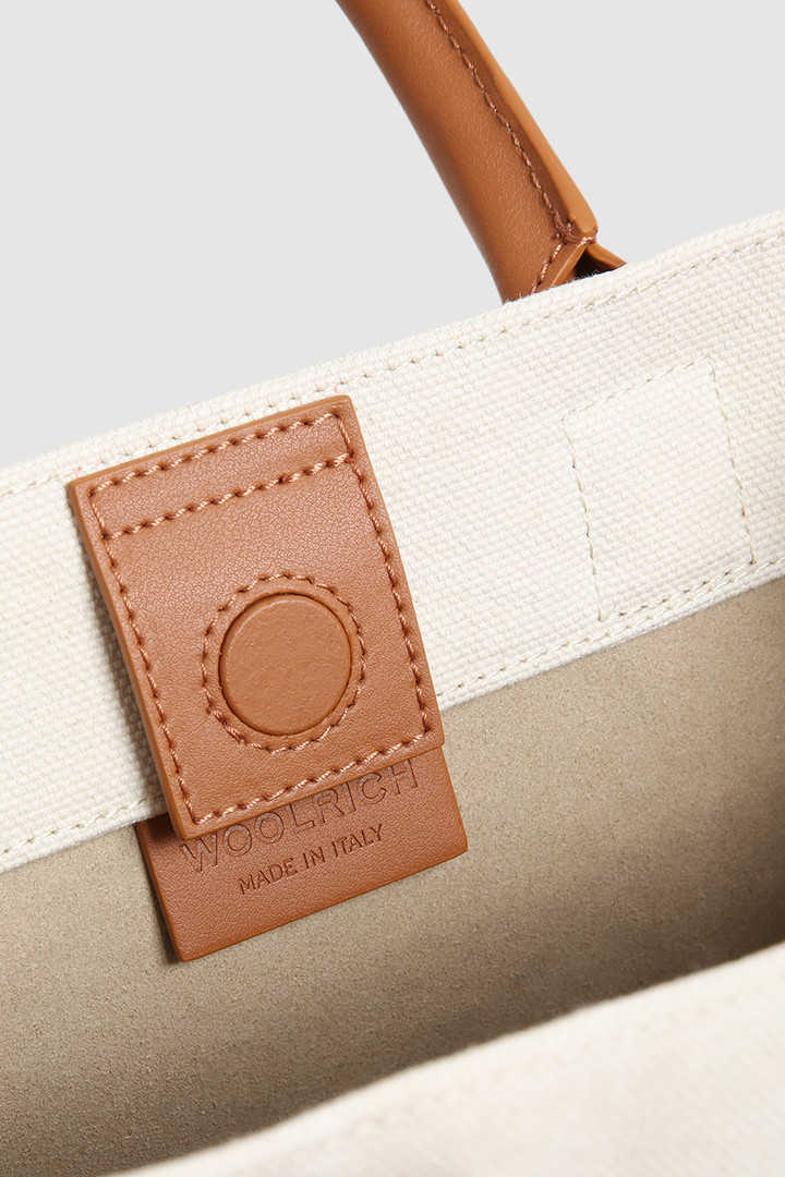 Borsa Tote in tela bianco photo 5 | Woolrich