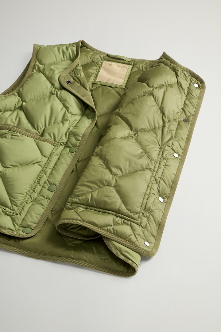 Heritage Vest with Diamond Quilting Green photo 8 | Woolrich