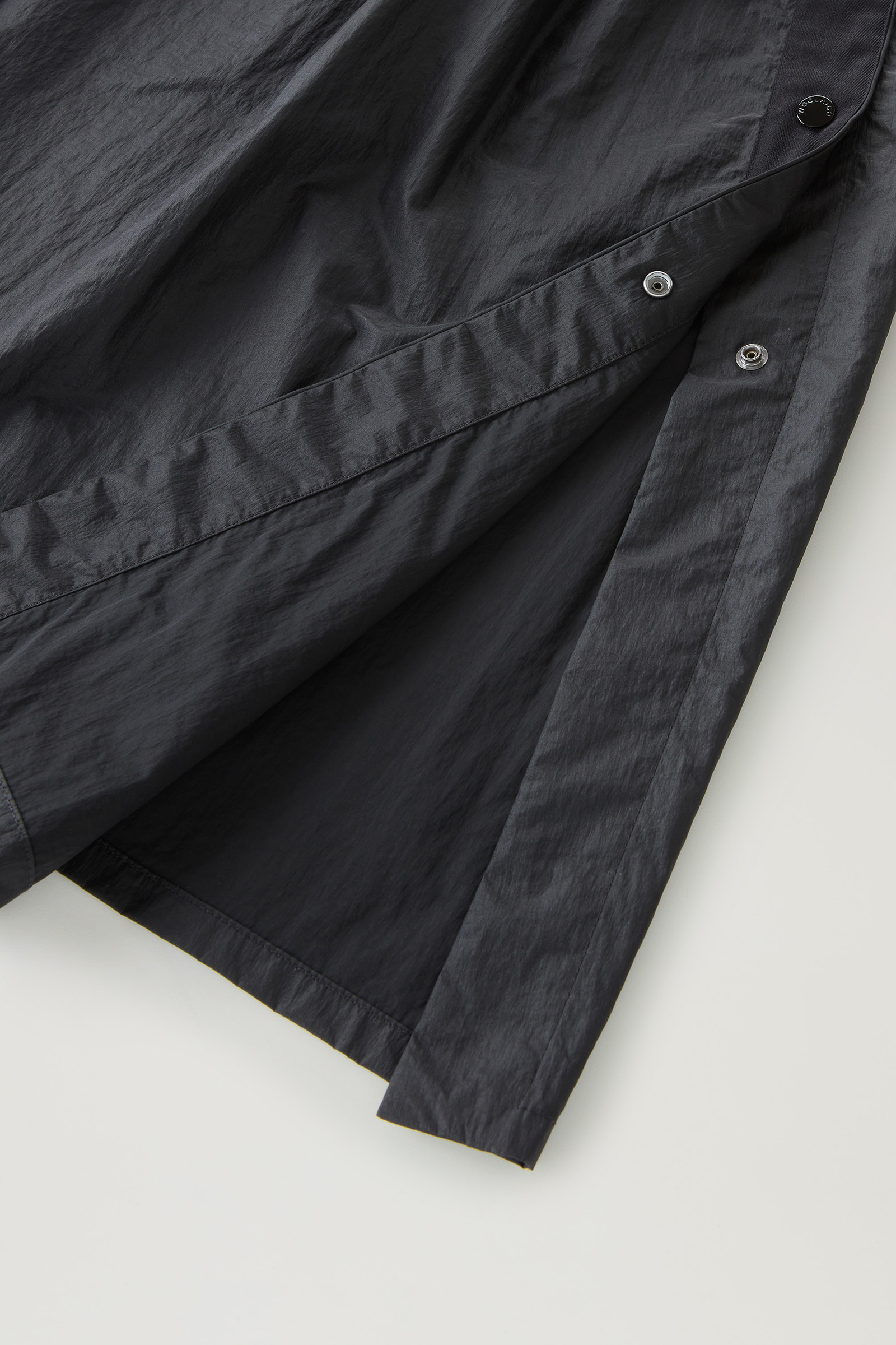Skirt in Crinkle Satin Nylon Black photo 6 | Woolrich