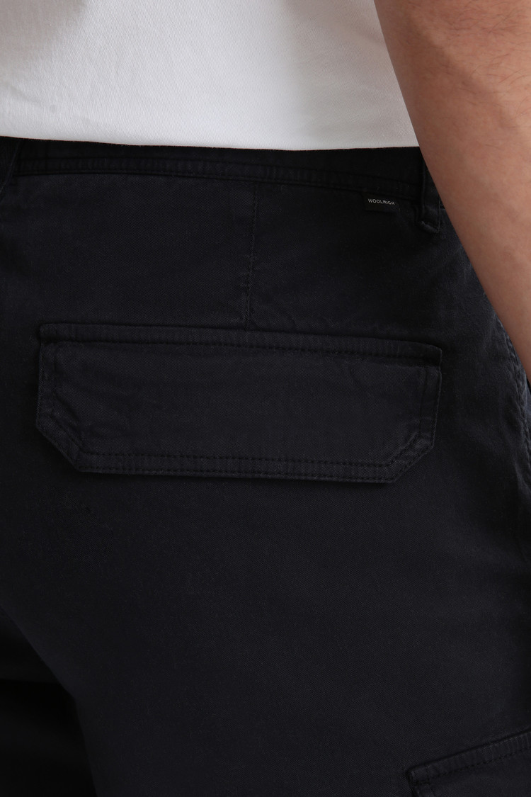 Pantalones cortos Cargo de algodón elástico