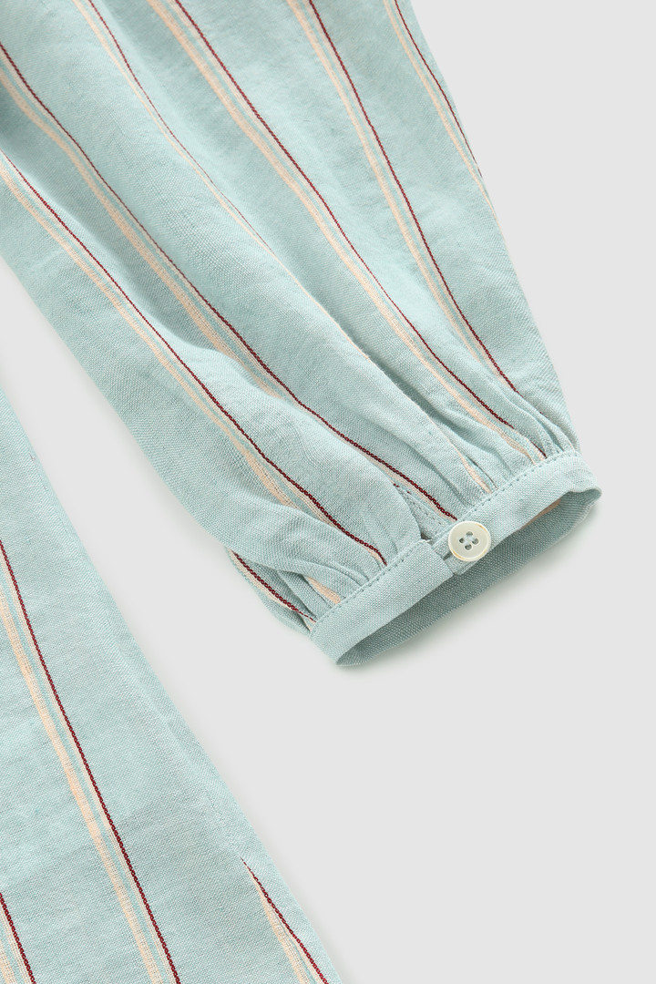 Striped linen blend blouse Blue photo 7 | Woolrich