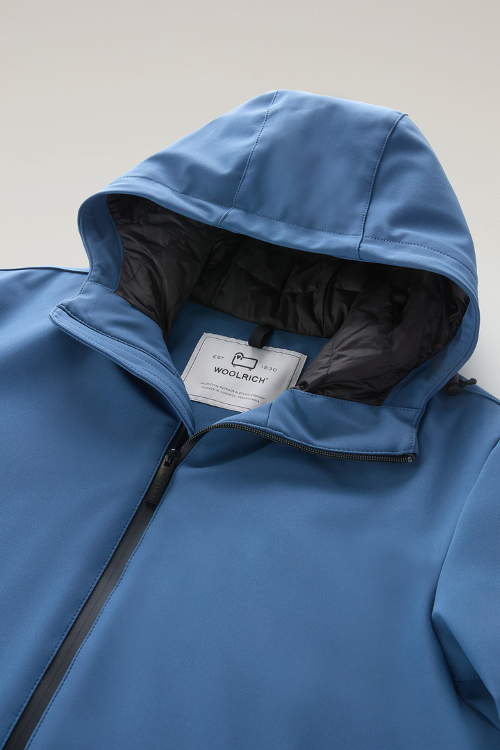 Pacific Jacket in Tech Softshell Blue photo 6 | Woolrich