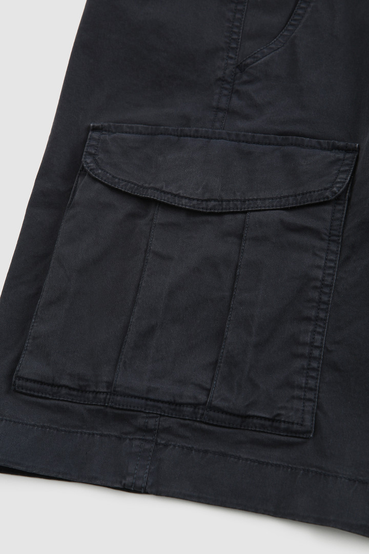 Short cargo teint en pièce bleu photo 7 | Woolrich