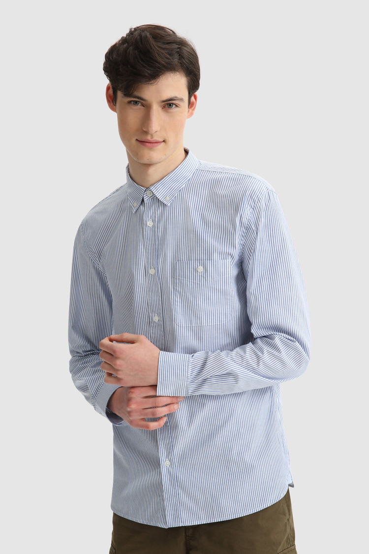 Camisa Oxford de puro algodón