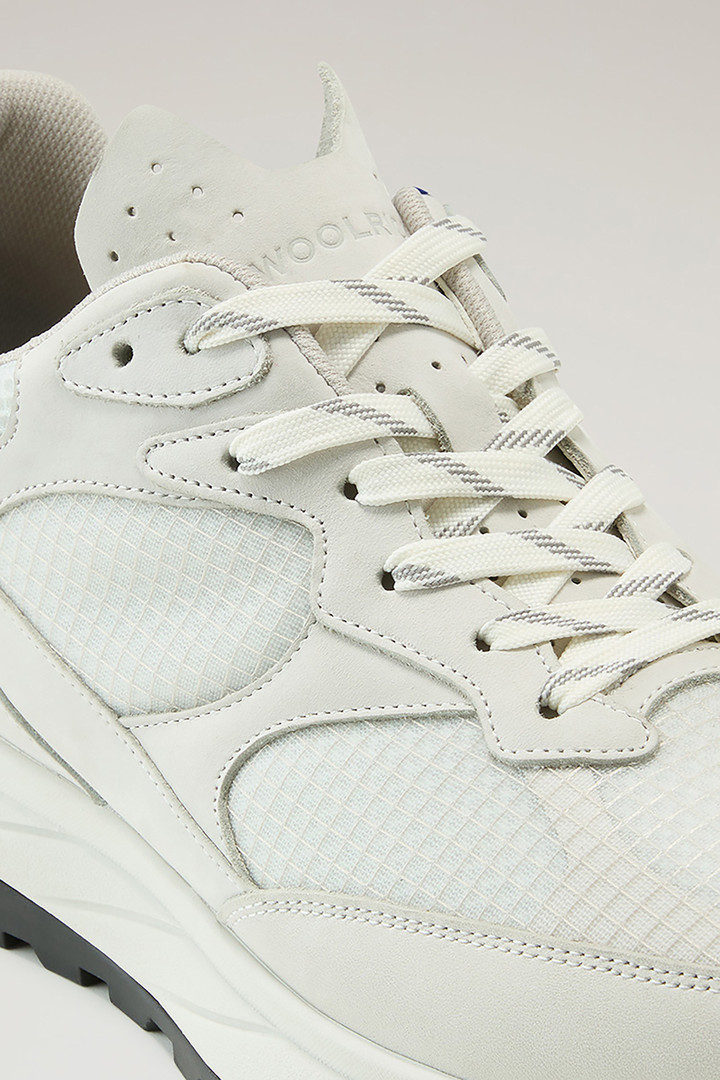 Running Sneakers in Ripstop Fabric White photo 5 | Woolrich