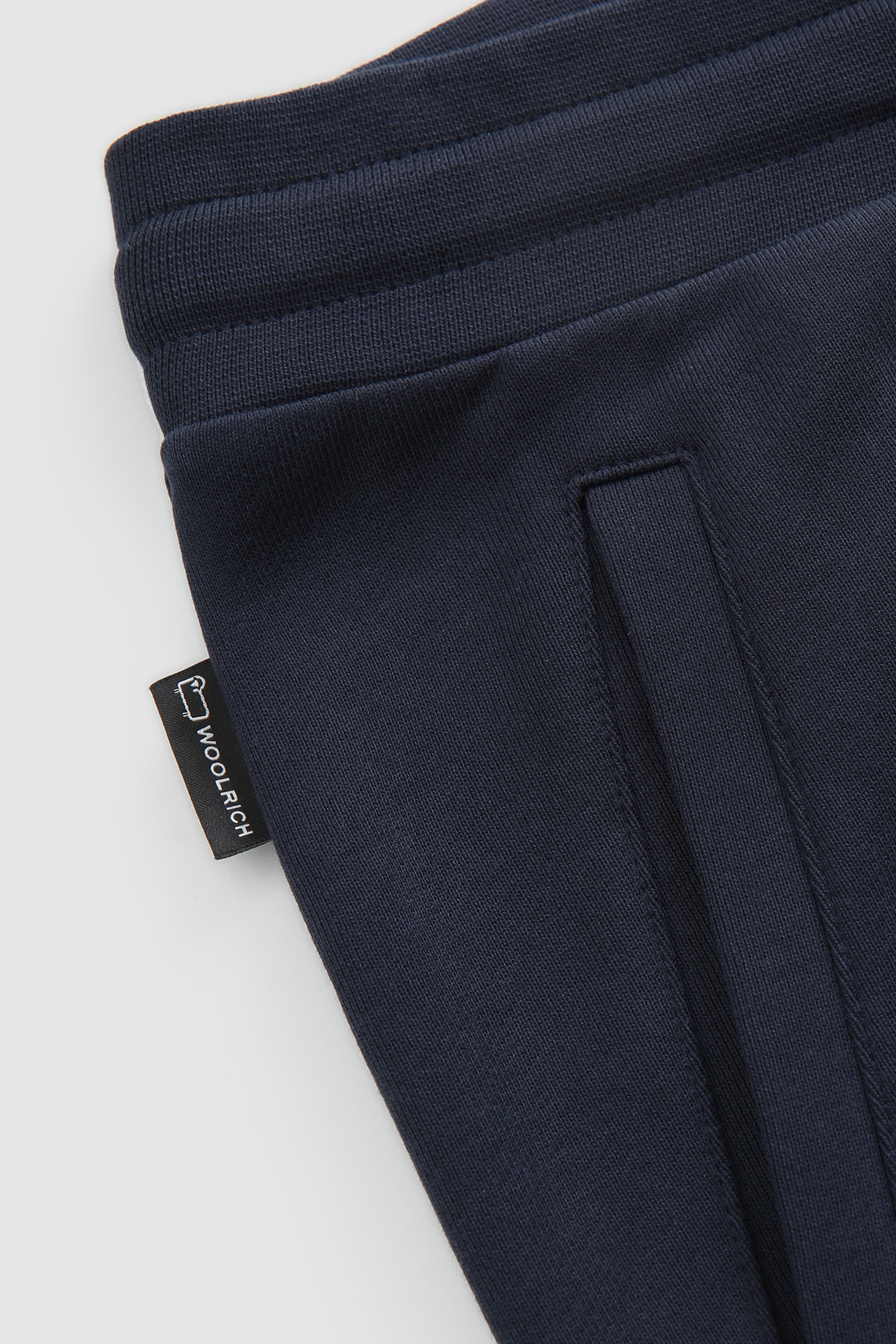 Pantaloni sportivi in puro cotone organico felpato blu photo 7 | Woolrich