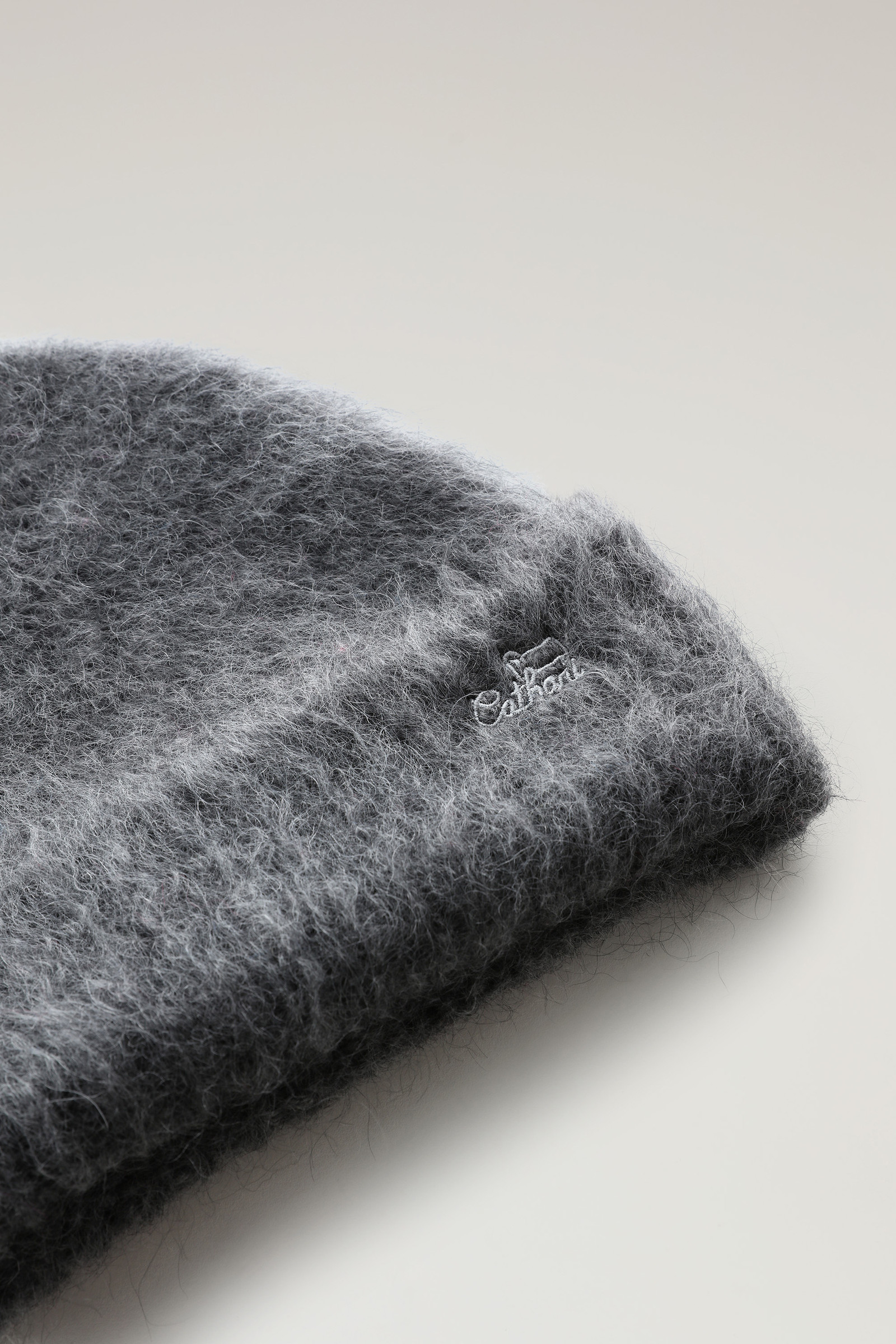 Mohair Wool Blend Beanie - Daniëlle Cathari / Woolrich Black photo 2 | Woolrich