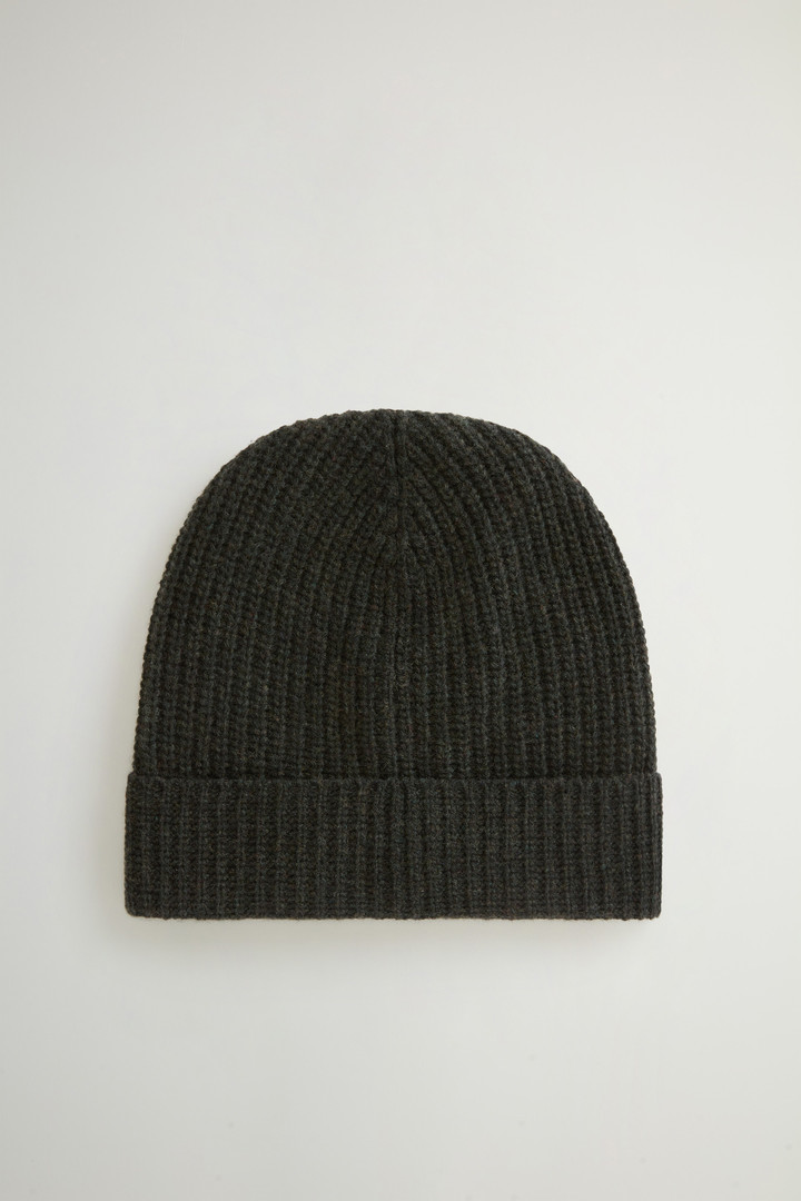 Merino Virgin Wool-Blend Beanie Green photo 2 | Woolrich