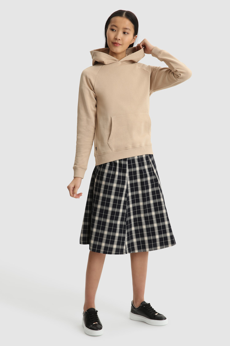 Sudadera con capucha de felpa con logotipo estampado