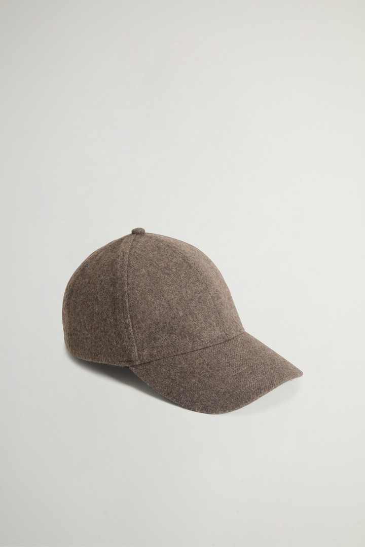 Cap in Recycled Italian Wool-Blend Brown photo 1 | Woolrich