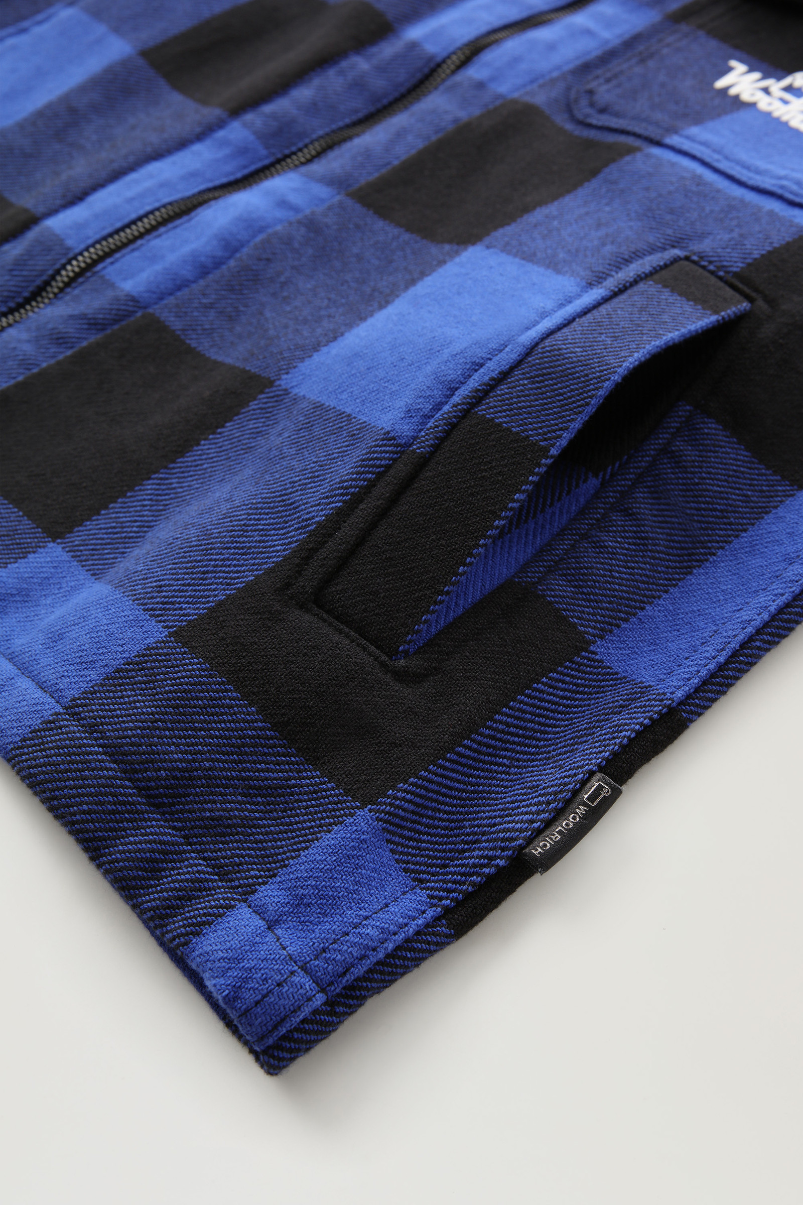 Timber Flannel Check Overshirt Blue photo 7 | Woolrich