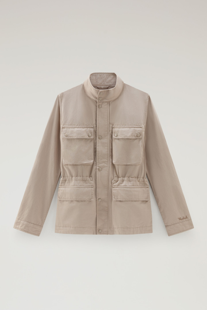 Field Jacket in Cotton-Linen Blend Beige photo 5 | Woolrich
