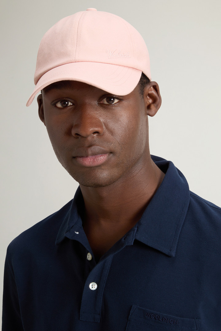 Casquette en sergé de coton avec logo brodé Rose photo 4 | Woolrich