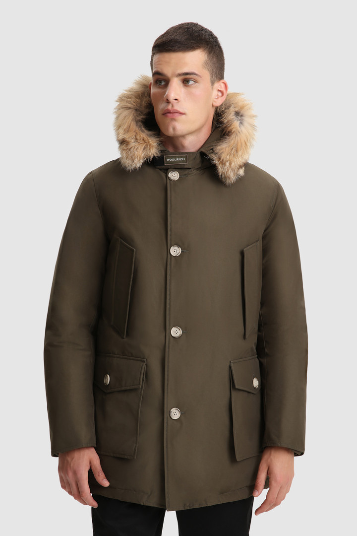 Men's Arctic Parka with Removable Fur Green | Woolrich UK