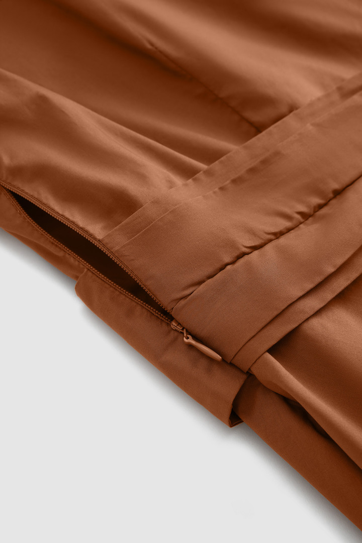 Short dress in cotton poplin Brown photo 6 | Woolrich