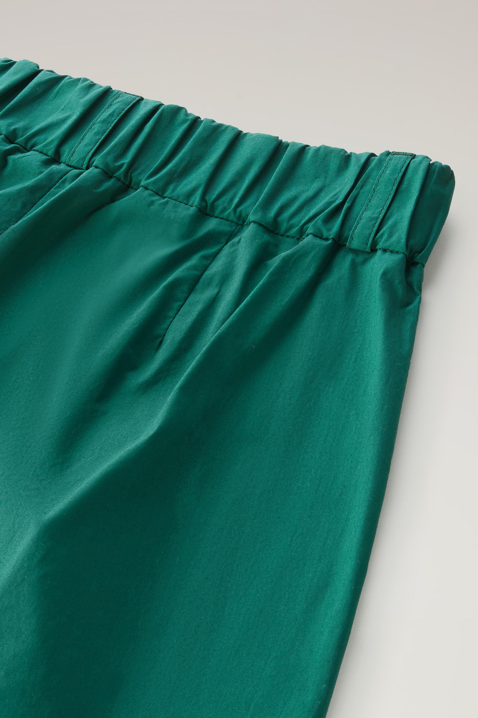 Pantaloncini in popeline di puro cotone verde photo 7 | Woolrich