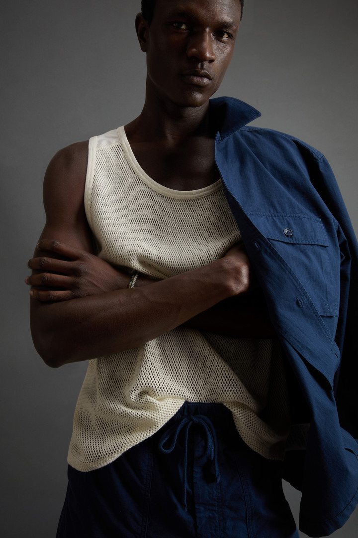 Pure Cotton Tank Top by Todd Snyder White photo 4 | Woolrich