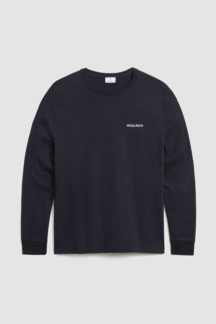 Long-Sleeve Shirt with Back Print Blue photo 4 | Woolrich