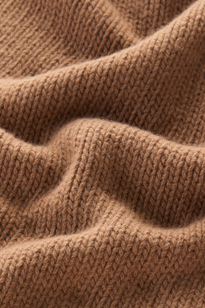 Turtleneck Sweater in Pure Virgin Wool Brown photo 4 | Woolrich