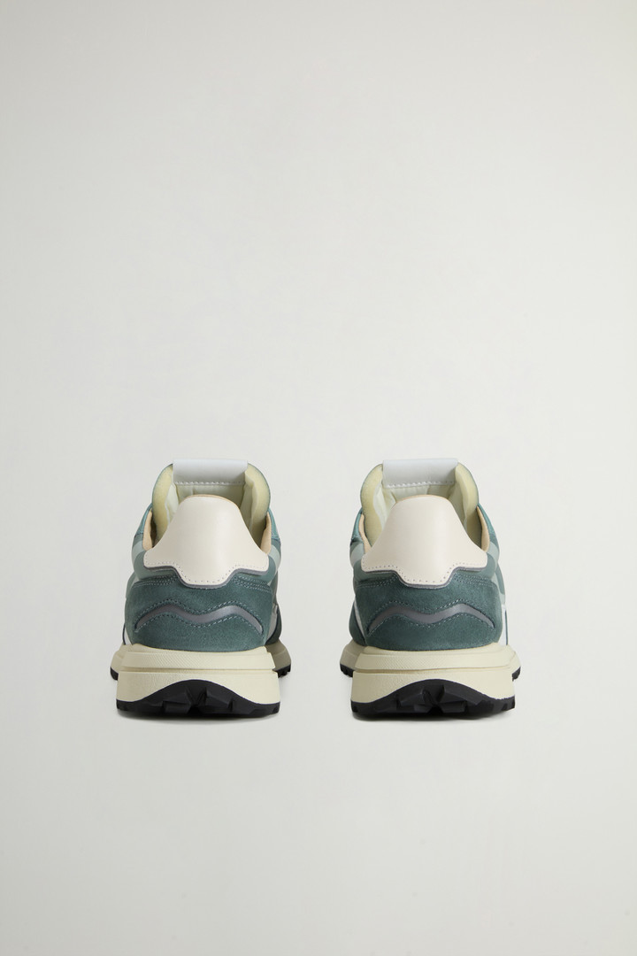 Retro Sneakers in Nylon with Leather and Suede Details White photo 3 | Woolrich