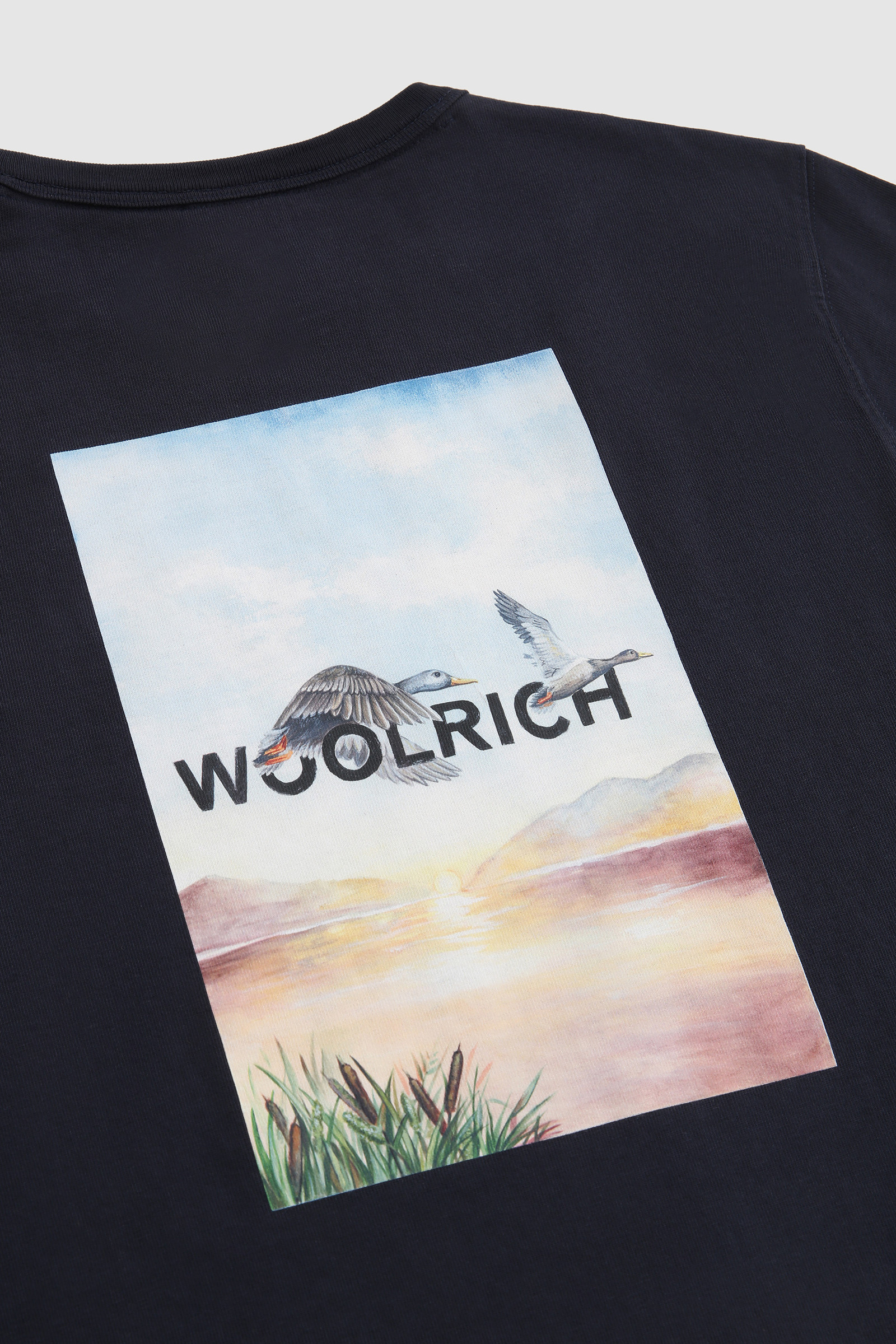 Long-Sleeve Shirt with Back Print Blue photo 6 | Woolrich