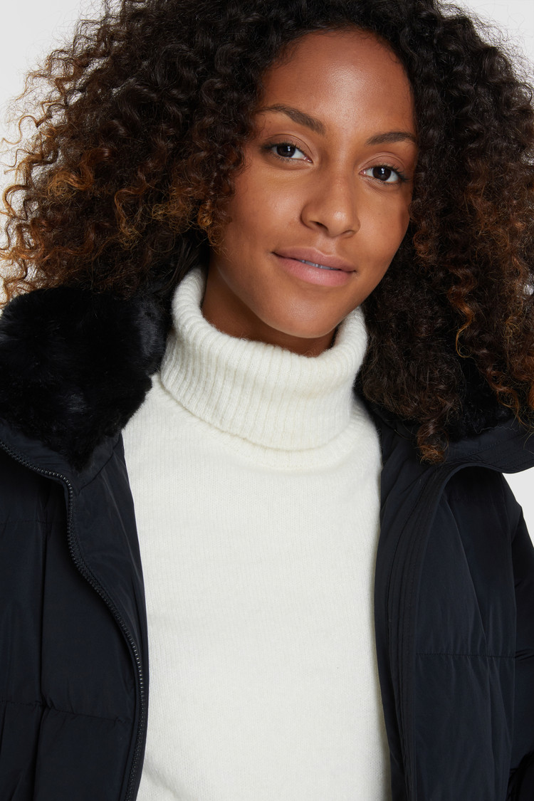 Blizzard jacket with faux fur