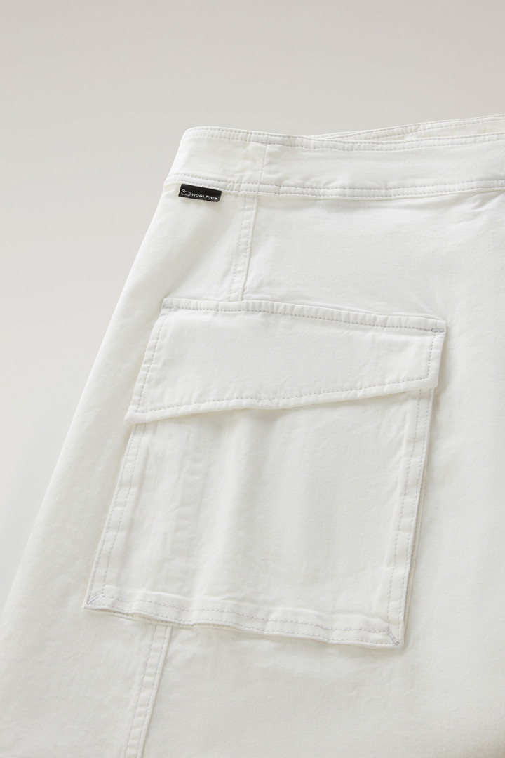Wrap Cargo Skirt in Cotton Twill White photo 7 | Woolrich
