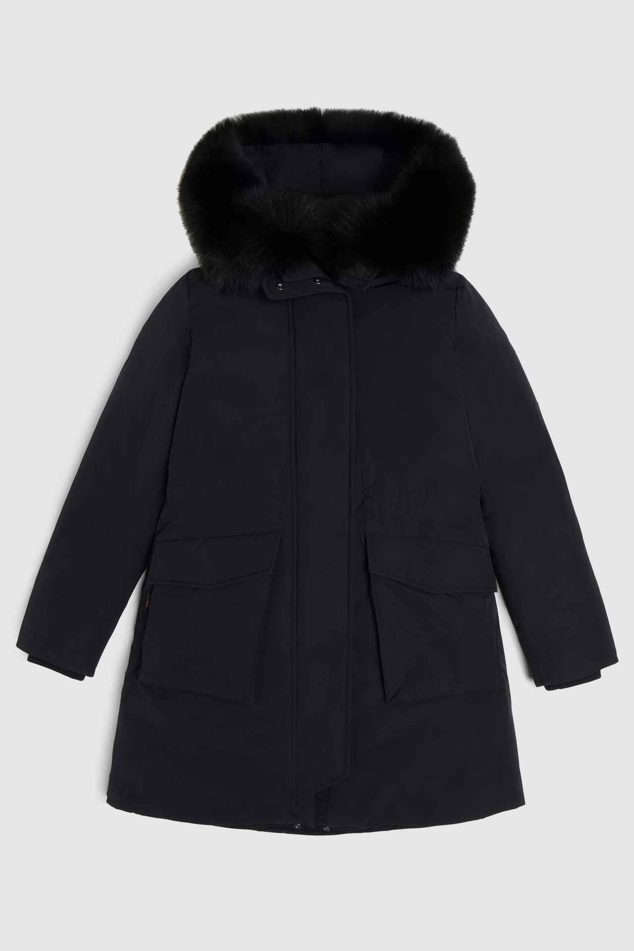 Military Parka Pelliccia Volpe