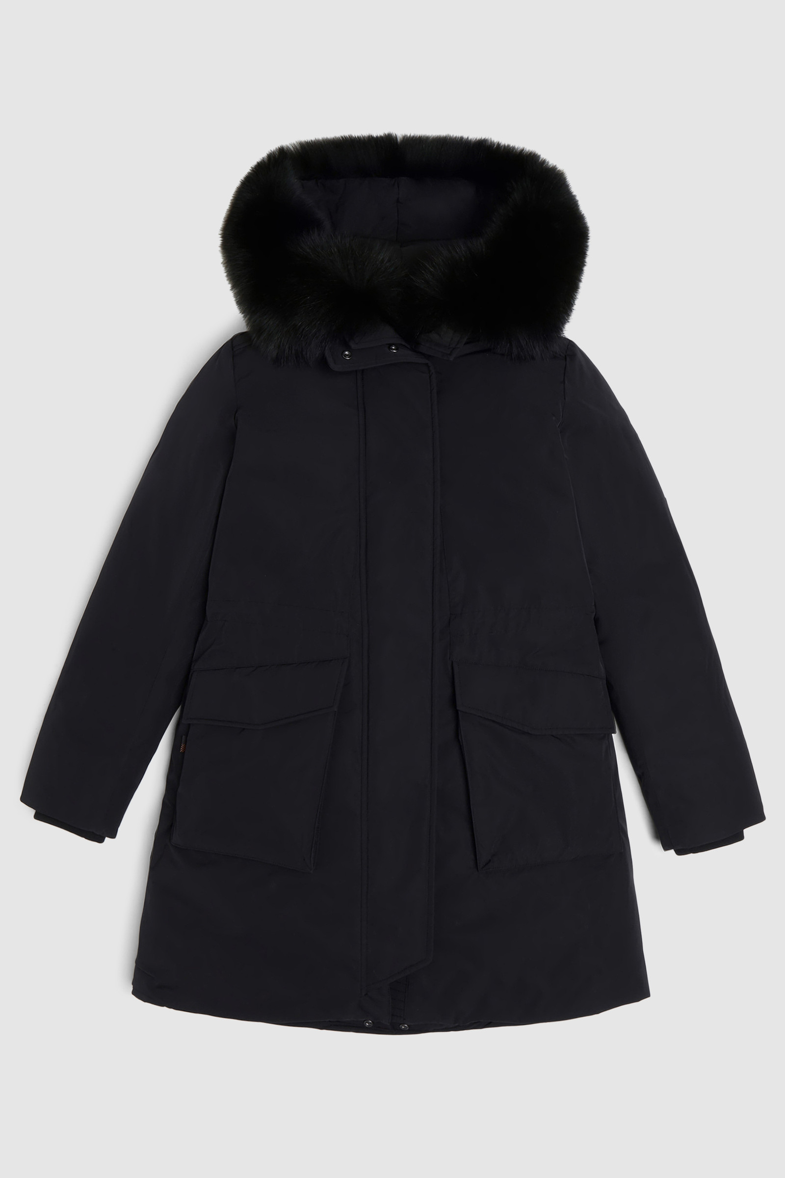 Military Parka Pelliccia Volpe