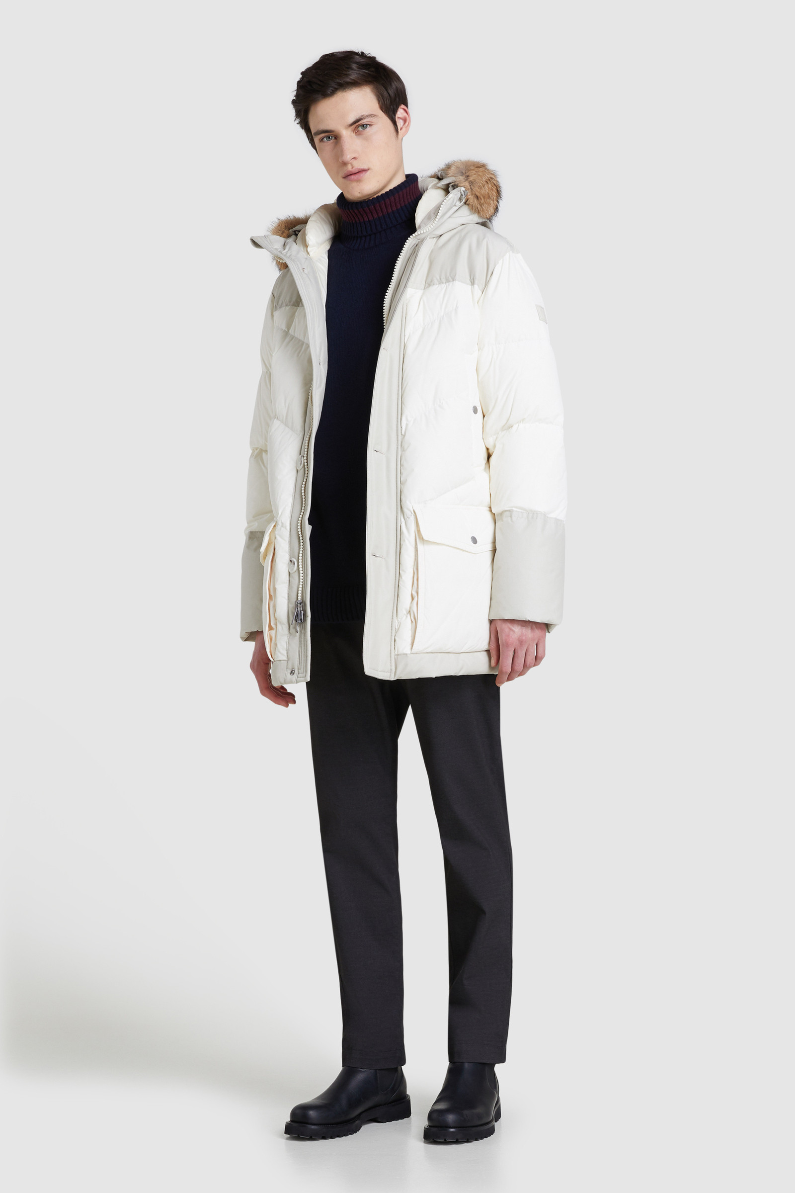 Logo Arctic Parka con Pelliccia Removibile