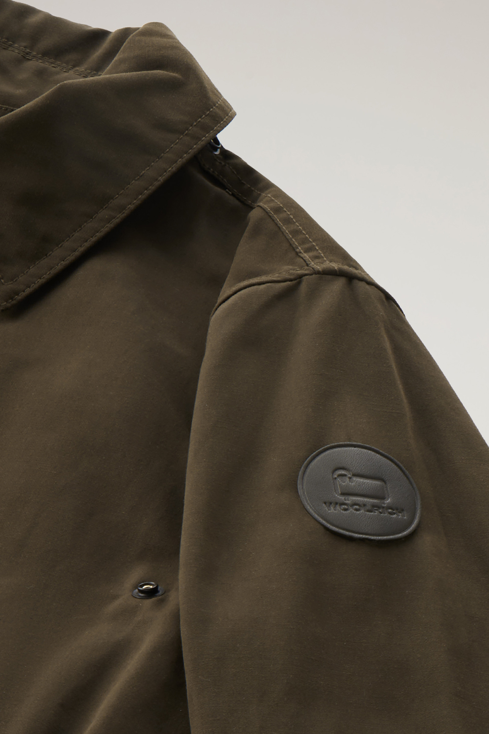 Veste Utility en Soft Eco Ramar à capuche vert photo 8 | Woolrich