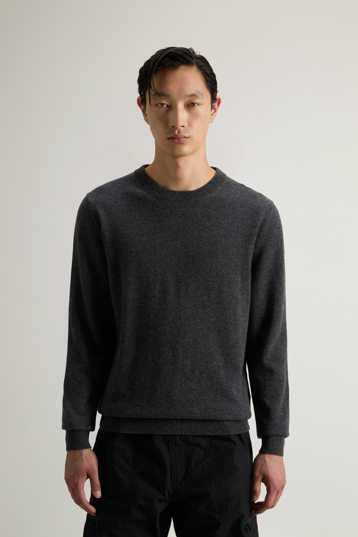 Pure Cashmere Crewneck Sweater Gray photo 1 | Woolrich