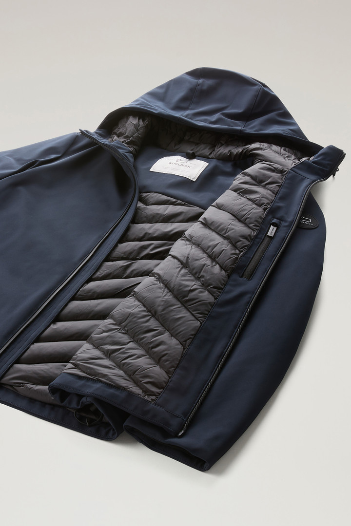Giacca Pacific in Tech Softshell Blu photo 9 | Woolrich