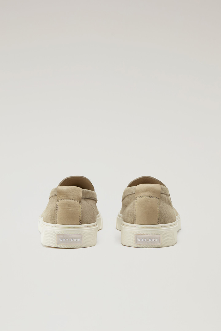 Suede Leather Loafers Beige photo 3 | Woolrich