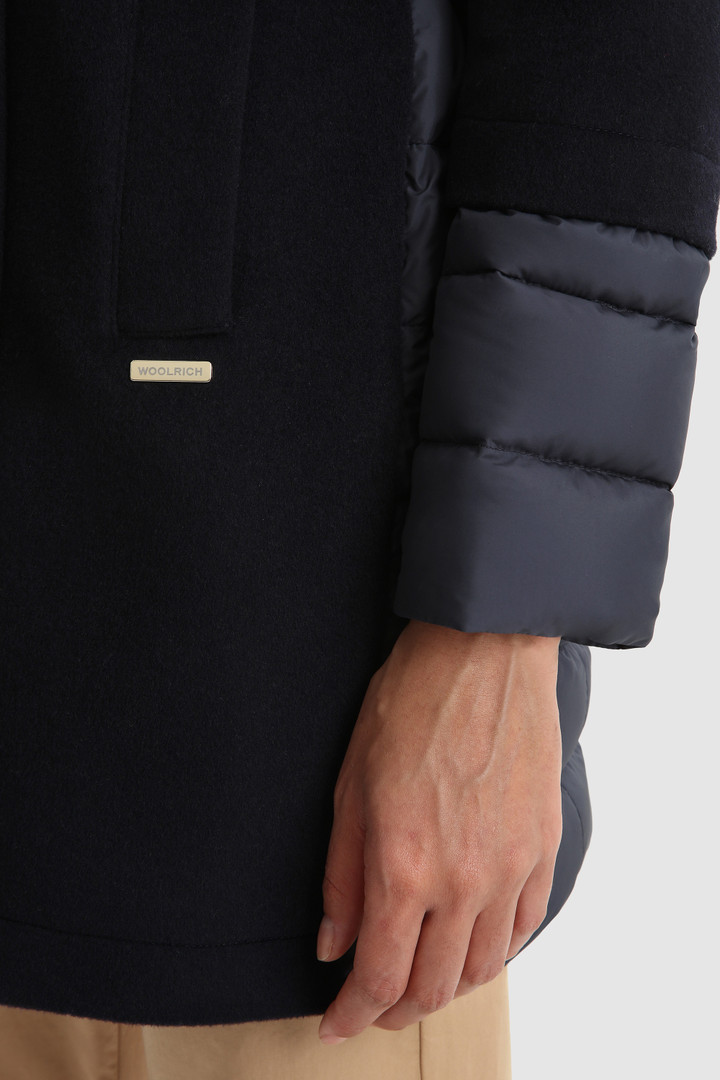 Trench-coat Kuna en laine mélangée italienne avec ceinture