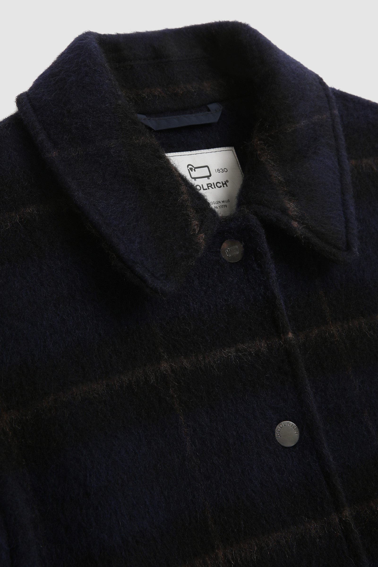 Wool Blend Overshirt Blue photo 8 | Woolrich