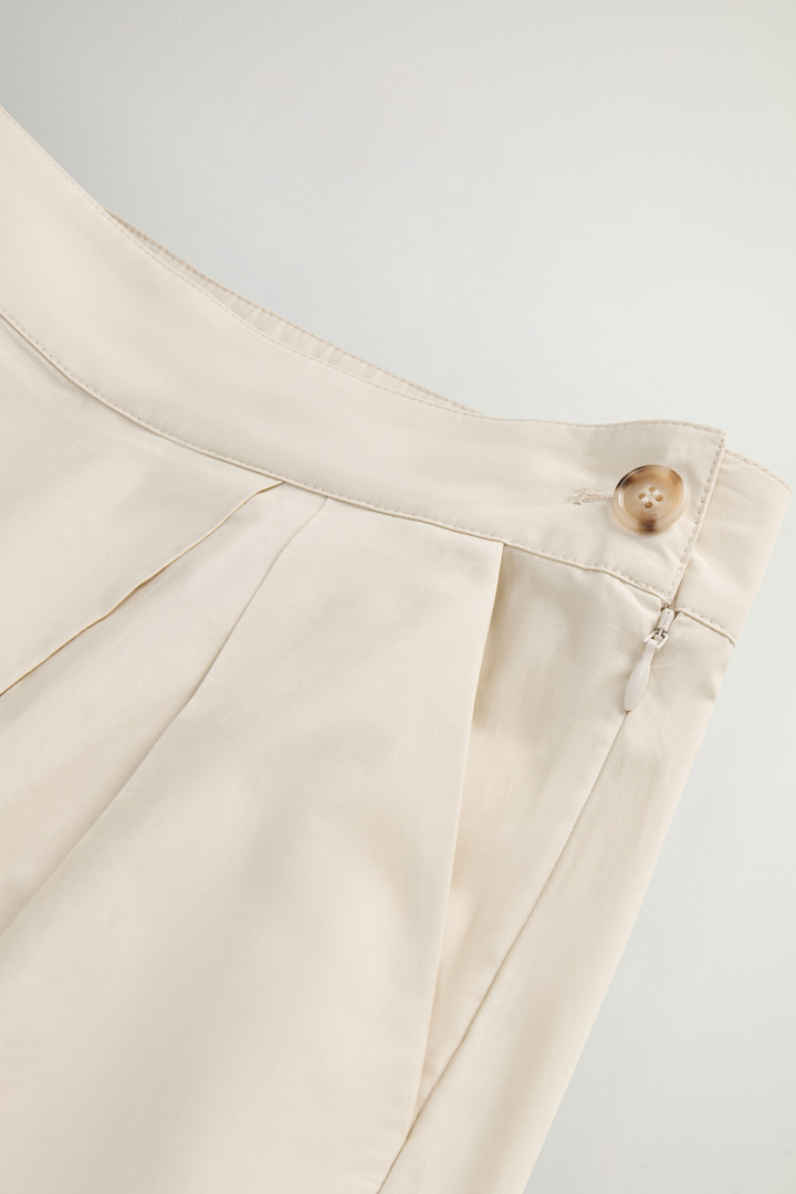 Pure Cotton Poplin Skirt Beige photo 6 | Woolrich