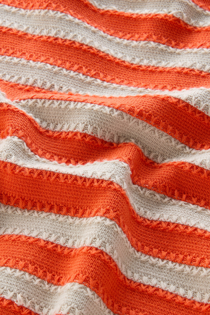 Puur katoenen vest met knopen Oranje photo 9 | Woolrich
