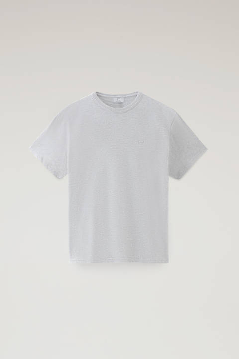 Pure Cotton Sheep T-shirt with Patch Gray photo 2 | Woolrich
