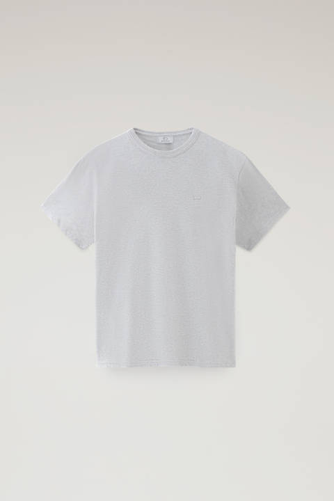 T-shirt Sheep en pur coton avec écusson Gris photo 2 | Woolrich