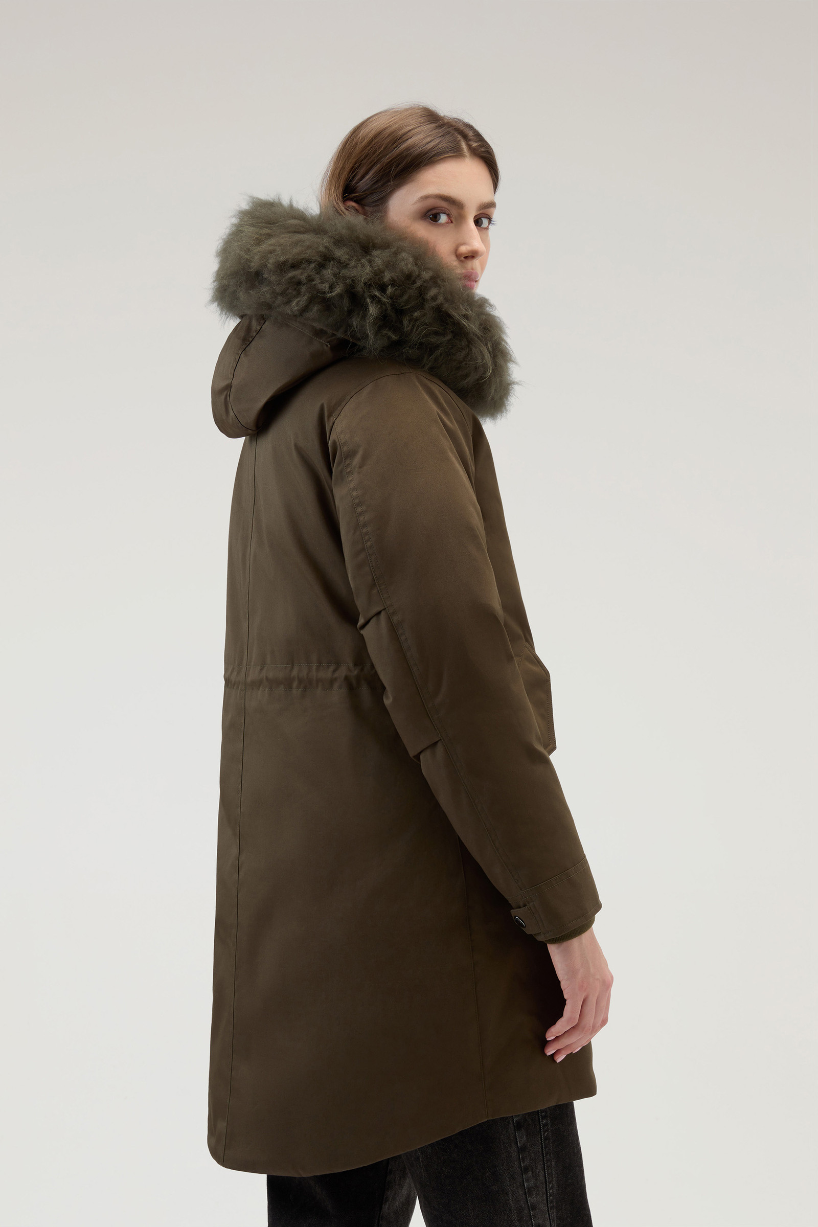 Woolrich store military parka