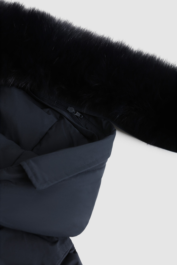 Girl's Luxury Arctic Parka with removable fox fur