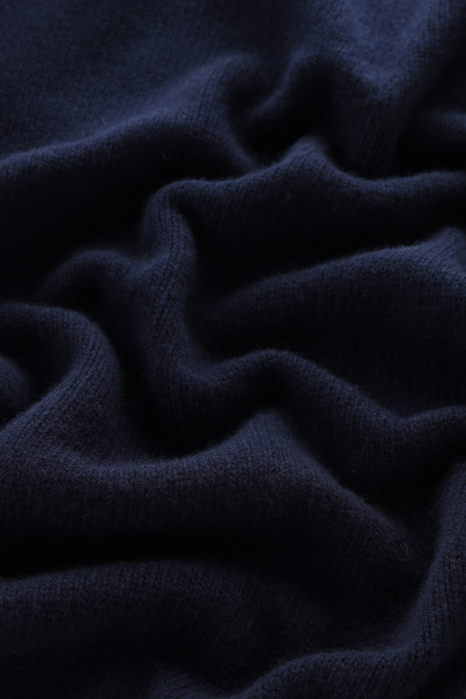 Cable-Knit Crewneck in Virgin Wool Blue photo 8 | Woolrich