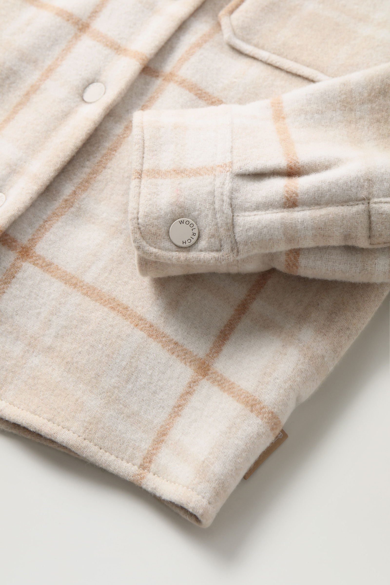 Giacca a camicia in misto cotone e lana giallo photo 7 | Woolrich