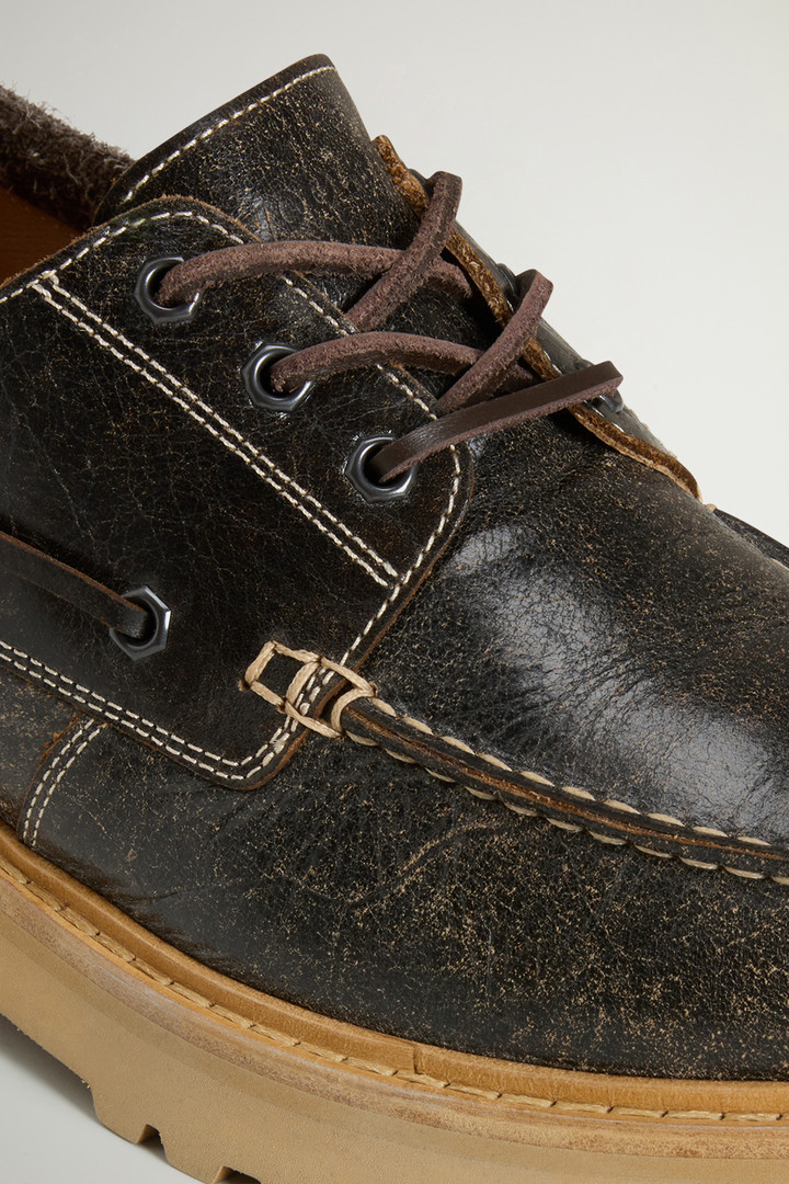 Rock Loafers in Suede and Nubuck Black photo 5 | Woolrich