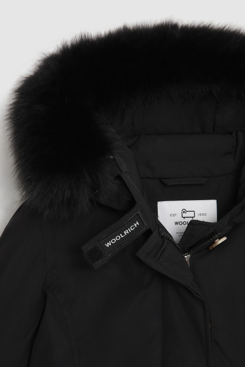 Arctic Parka Luxe da bambina con pelliccia tinta removibile nero photo 2 | Woolrich